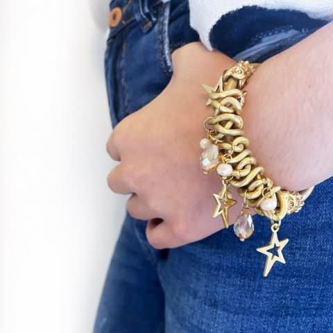 Pulsera Charms Estrellas