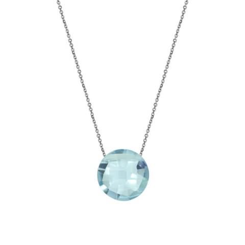 Topacio Sky Blue Colgante – Plata