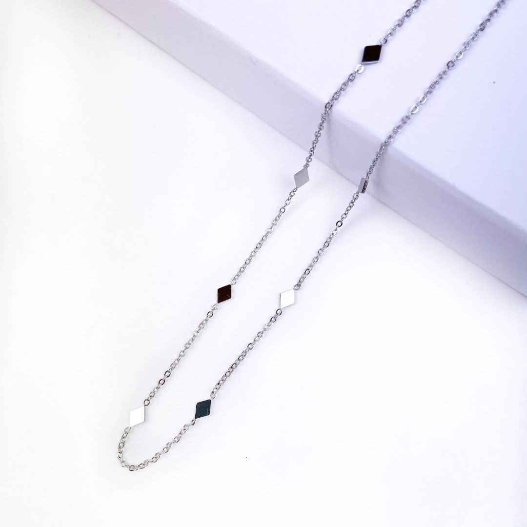 cadena-rombo-plata